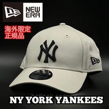 送料無料 NEW ERA ニューエラ 帽子 キャップ 9FORTY Yankees フリーサイズ クリーム ベージュ メンズ レディース 正規品 海外限定_画像1