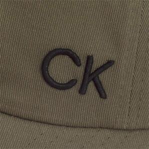 送料無料 Calvin Klein カルバンクライ キャップ 帽子 ハット カーキ オリーブ 海外限定 正規品 スポーツ メンズ レディースの画像2