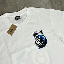 STUSSY ステューシー STUSSY & BORN X RAISED 8 BALL TEE ボーン X レイズド X 8 ボール Tシャツ 半袖 ホワイト XL メンズ レディース_画像6