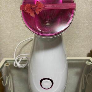 NC スチーマー 美顔スチーマー 美顔器 ピンク　ナノスチーム　フェイシャルスチーマー　乾燥対策