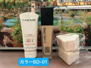 ランコム LANCOME タンイドル ウルトラ ウェア リキッド Ｎ BO-01 日焼け止め用乳液&メイクアップスポンジ2個