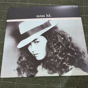 LP 中島みゆき　miss Ｍ