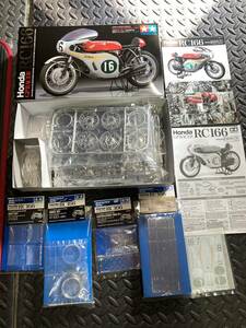  Tamiya 1/12 Honda RC166 не собран ti зеленовато-голубой выше детали полный комплект 