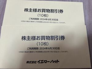 イエローハット 株主優待 6000円分　有効期間　2024年6月30日　ネコポス　送料無料