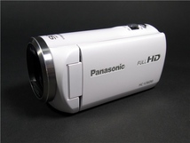 1円スタート中古良品 Panasonic デジタルハイビジョン ビデオカメラ HC-V360M 内蔵16GB ホワイト作動確認済み バッテリー/充電アダプター付_画像2