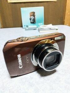 綺麗！キヤノンcanon デジカメ『 IXY 50S』大口径レンズ搭載のコンパクトデジタルカメラ・ブラウン 