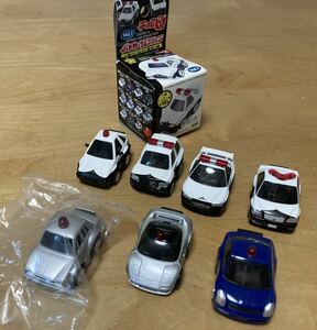 ★タカラトミー★チョロQ パトカーコレクション 7種セット★クラウン,スカイラインGT-R,ハコスカ,NSX,パジェロ,覆面パトカー,86トレノ？