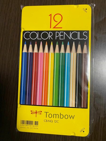 トンボ鉛筆 色鉛筆 12色　CB-NQ12C