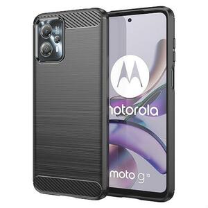 良品特価 For Motorola Moto G13 ケース [Gosento] シリコン 衝撃吸収カバー 防指紋 炭素繊維カバー Moto モトローラ モト G13 ケース