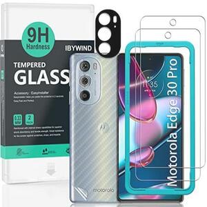 在庫限り IBYWIND ガラスフィルム Motorola Edge 30 Pro 5G（6.7インチ）用スクリーンプロテクター 強化ガラス2枚