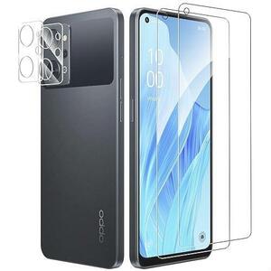 お得 【2+2 枚セット】Kakuki For OPPO Reno 9A /Reno 7A ガラスフィルム（２枚入り）＋カメラフィルム（2枚入り）オッポリノ9A 7A