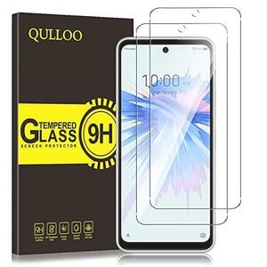 お得 QULLOO 【2枚】Libero 5G II フィルム 強化ガラス 旭硝子製 Libero 5G II /A013ZT 用ガラスフィルム 硬度9H 飛散防止 指紋防止