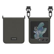 ★お得商品★ araree Galaxy Z Flip5 対応 ケース 手帳型 ショルダーストラップ付 肩掛け [ キャンバス素材 耐衝撃 ハンズフリー_画像1