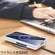 ★注目★ Galaxy Z Fold4 5G ケース 全面保護 耐衝撃 SC-55C/SCG16 ケース 薄型 折りたたみスマートフォン PC硬質ケース 軽量 傷防止_画像6