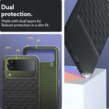 即決 Caseology Galaxy Z Flip4 ケース TPU PC 二重構造 3D 立体パターン カメラ保護 画面保護 軽量 滑り止め ギャラクシー Z フリップ4_画像5