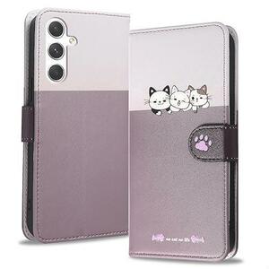 在庫限り Reddylin 対応 Galaxy S24 ケース 手帳型 ギャラクシーS24 ケース 手帳型 かわいい猫 Galaxy S24 カバー カード収納