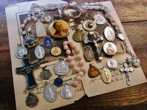  France antique me large 25 piece . goods Rosario Cross 10 character ... Mali a mystery. Lulu do. Izumi Rome law .e my yu