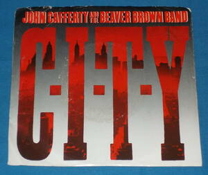 ☆7inch EP★US盤●JOHN CAFFERTY AND THE BEAVER BROWN BAND/ジョン・キャファティ＆ザ・ビーバー・ブラウン・バンド「C-I-T-Y」80s名曲●