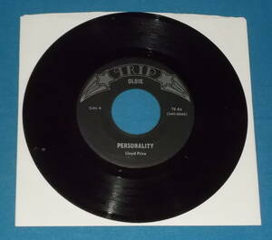 ☆7inch EP★US盤●LLOYD PRICE/ロイド・プライス「Personality」50sR&B名曲!●