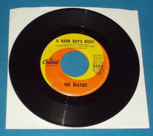 ☆7inch EP★US盤●THE BEATLES/ザ・ビートルズ「A Hard Day's Night/ア・ハード・デイズ・ナイト」60s名曲!●