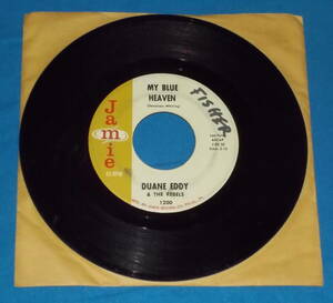 ☆7inch EP★US盤●DUANE EDDY/デュアン・エディ「My Blue Heaven/私の青空」60s名曲!●