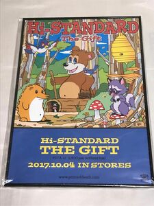 額付き　Hi-STANDARD THE GIFT特典ポスター　ハイスタンダード　ピザオブデス PIZZAOF DEATH