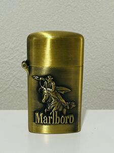 マルボロ 立体 カウボーイ ロゴ オイルライター Marlboro OIL Lighter 個人 送料込み