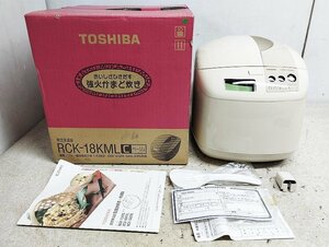  Toshiba теплоизоляция котел рисоварка RCK-18KML 10. один ... не использовался хранение товар 