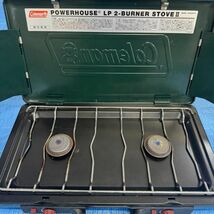 Coleman コールマン パワーハウス　LPツーバーナーストーブ2 コンロ バーナー 2000006707 キャンプ アウトドア BBQ mc01066187_画像2