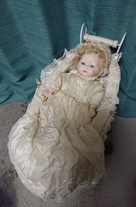  Vintage baby doll bisque doll 