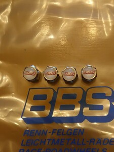 海外製　bbs エアーバルブキャップ　白赤　4個セット