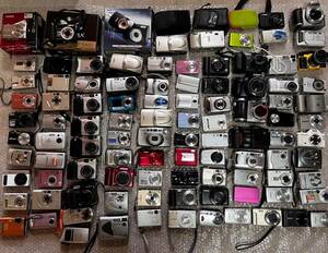 【約100台】＃D3 SONY Canon CASIO MINOLTA Nikon OLYMPUS ソニー キャノン カシオ ニコン Cyber shot EXILIM IXY まとめ ジャンク