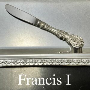 【Reed & Barton】 【純銀ハンドル】バターナイフ/スプレッダー Francis I