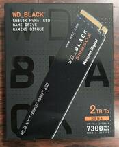 【未開封】 Western Digital ウエスタンデジタル WD BLACK M.2 SSD 内蔵 2TB NVMe PCIe Gen4 x4 WDS200T2X0E-EC SN850X_画像1