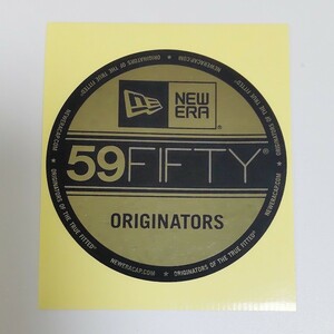 送料63円〜 正規品 NEWERA ニューエラ ORIGINATORS 台紙縦長 ステッカー シール 検) 非売品 販促品 59FIFTY サイズステッカー ノベルティ