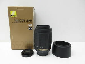 3554 カメラ祭 Nikon ニコン レンズ ズームレンズ AF-S DX VR Zoom-Nikkor 55-200mm f/4-5.6G IF-ED 中古 箱 フィルター付 Fマウント