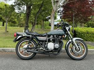 Z750four A5 vehicle inspection "shaken" . peace 7 year 5 month Showa era 52 year Z1 Z2 z900 z750 four kz1000 z750d cb750four