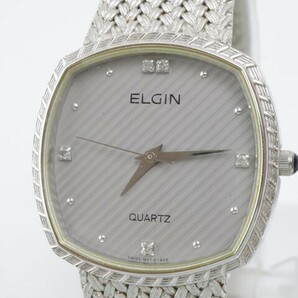 2404-673 エルジン 他 8本セット クオーツ式 機械式 腕時計 ウォルサム テクノス ブローバの画像2