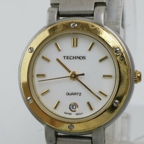 2404-673 エルジン 他 8本セット クオーツ式 機械式 腕時計 ウォルサム テクノス ブローバの画像4
