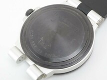 2405-566 ブルガリ オートマチック 腕時計 BVLGARI AL38TA アルミニウム 日付 クリーム文字盤 純正ベルト_画像6