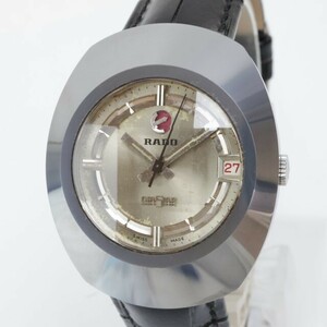 2405-501 ラドー オートマチック 腕時計 RADO ダイヤスター 日付 超硬ケース カットガラス スクリューバック レザーベルト