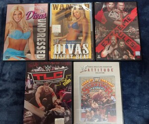 プロレス WWE DVD ５枚セット