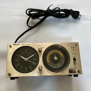 [ used retro ] Showa Retro National audio timer 61 antique TE61(25) Vintage Matsushita Electric Works electro- through verification only 