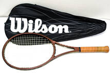 プロスタッフ97 Wilson　PRO STAFF 97 V14.0 G2 レザーグリップ交換　テクファイバーXR3 2.5 47P張り上げ　 G3_画像1