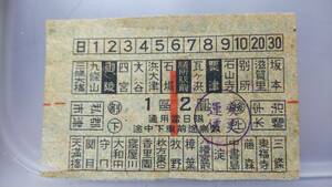 S3437 capital Hanshin express electro- iron . ticket .22 [ 1.2. three ..]