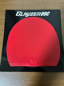 【美品】グレイザー09C 赤 厚 ・コバルトα 黒 卓球ラバー バタフライ ヤサカ