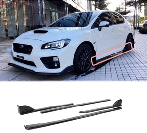 [在庫品] Subaru WRX VA STI sedan サイドスポイラー サイドステップ スCartスポイラー 素地 未塗装 2015-2021