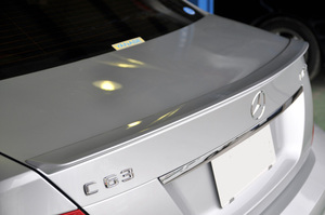 [在庫品] ベンツ Cクラス W204 セダン リアスポイラー トランクスポイラー ABS 素地 未塗装 2008-2014 AMG TYPE