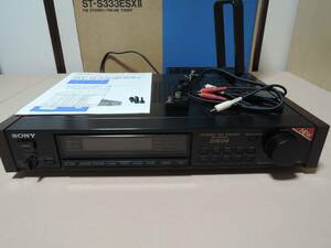 SONY Sony FM/AM tuner ST-S333ESXⅡ reception excellent * original box * accessory all .