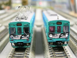 *.... Matsubara * light lighting Special product Iga railroad 200 series 205 ninja row car green color M attaching 2 both set 